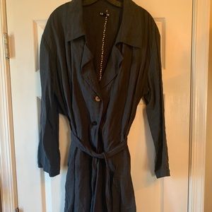 Ilana Kohn Linen Trench coat